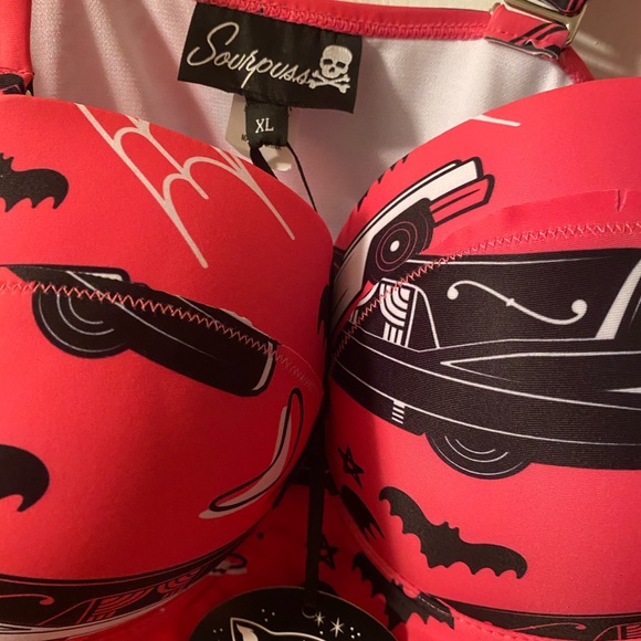 Sourpuss Death Cab Swimsuit XL - Picture 3 of 4